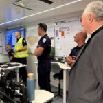 Monseigneur Jean-Yves Nahmias auprès des pompiers de Seine-et-Marne